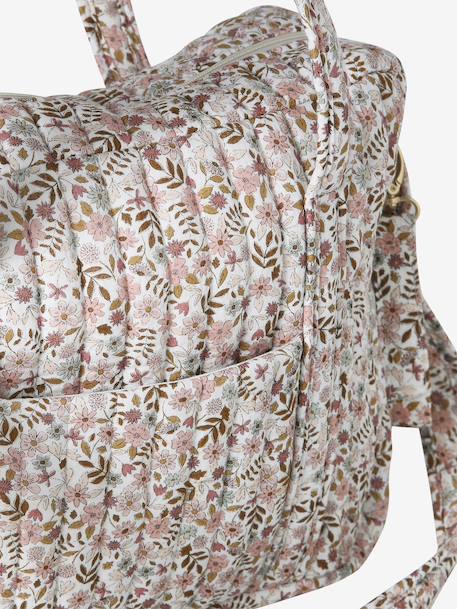 Sac à langer en gaze de coton JOIOSA beige imprimé+bleu nuit+bronze+écru 24 - vertbaudet enfant 