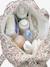 Sac à langer en gaze de coton JOIOSA beige imprimé+bleu nuit+bronze+écru 25 - vertbaudet enfant 