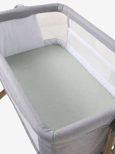 Lot de 2 housses pour berceau et cododo en coton bio* blanc+marine/écru+Oies+Teddy 14 - vertbaudet enfant 