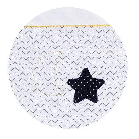 Edredon pour lit bébé en coton - hello Blanc 2 - vertbaudet enfant 