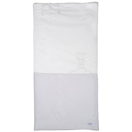 Edredon pour lit bébé en coton - celeste Blanc/gris 1 - vertbaudet enfant 