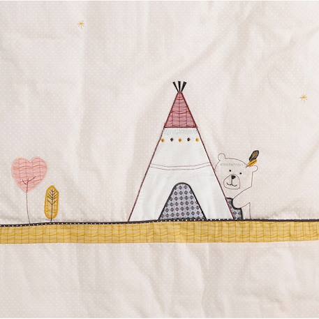 Edredon pour lit en coton - timouki Beige 3 - vertbaudet enfant 