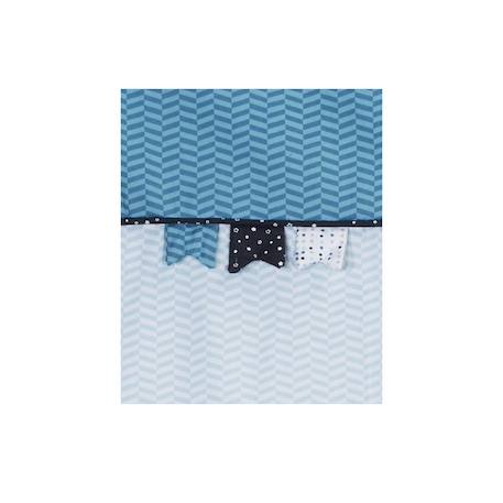 Edredon lit bébé en coton - lazare Bleu 3 - vertbaudet enfant 