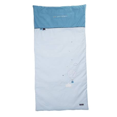 Edredon lit bébé en coton - lazare Bleu 1 - vertbaudet enfant 
