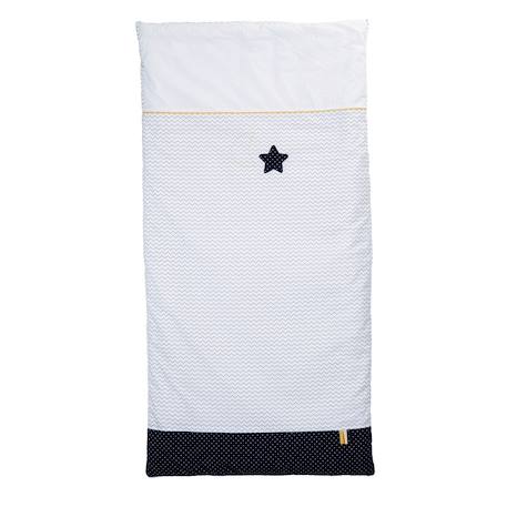 Edredon pour lit en coton - hello Blanc 1 - vertbaudet enfant 