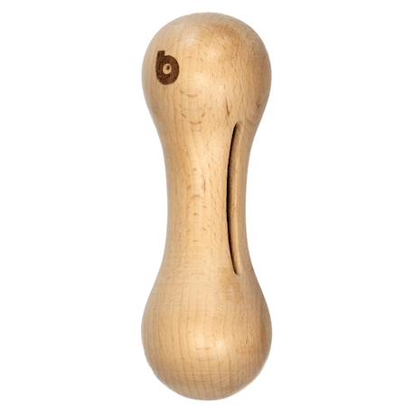 Hochet bois bébé naturel sonore Bois naturel 1 - vertbaudet enfant 