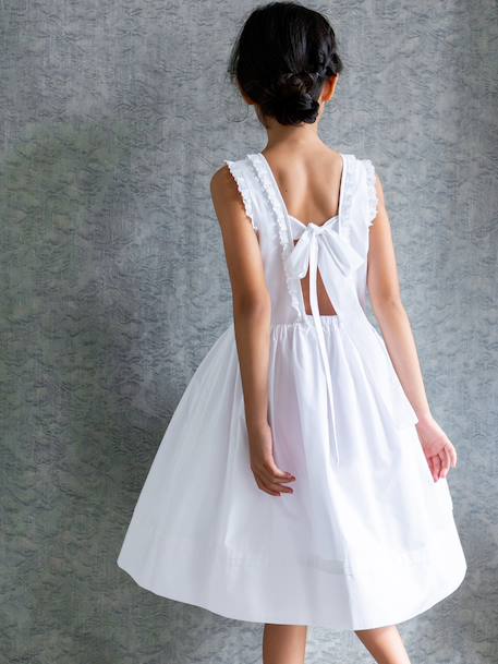 Robe fille bonnie - cortège arabesque Blanc casse 5 - vertbaudet enfant 