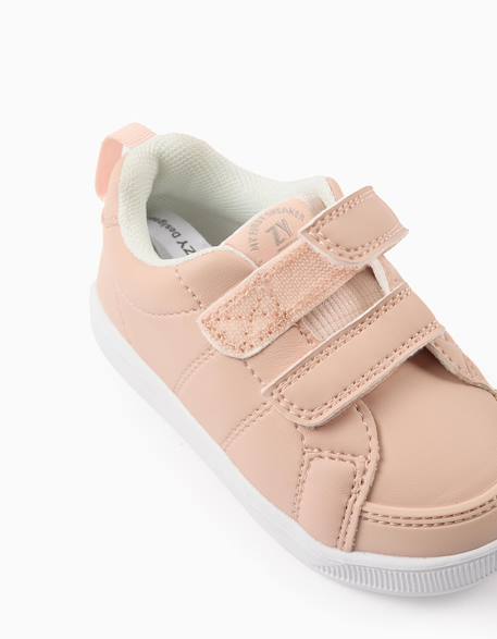 Baskets premiers pas Rose clair 4 - vertbaudet enfant 