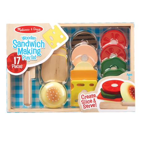 Ensemble de préparation de sandwichs Marron 4 - vertbaudet enfant 