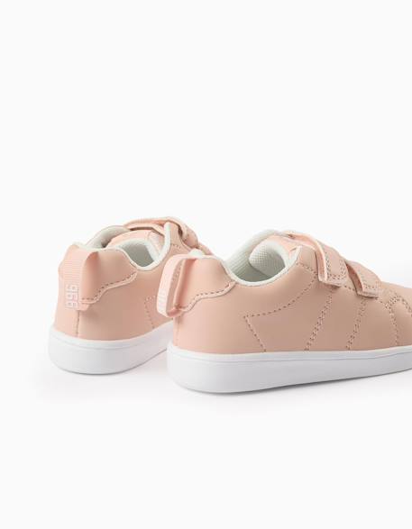 Baskets premiers pas Rose clair 3 - vertbaudet enfant 