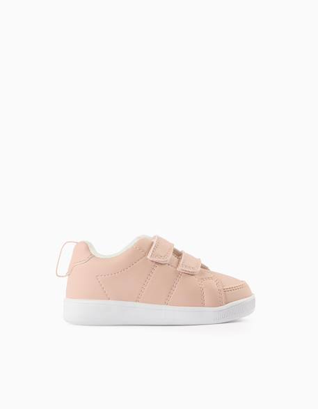 Baskets premiers pas Rose clair 2 - vertbaudet enfant 