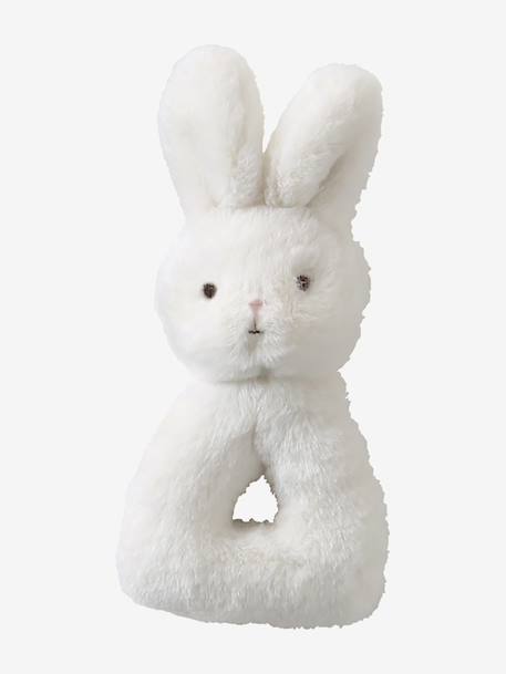 Hochet Lapin blanc+gris 2 - vertbaudet enfant 