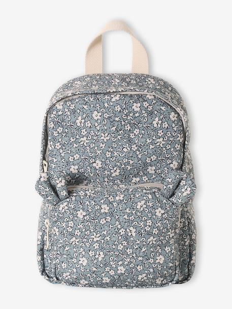 Sac à dos fille maternelle personnalisable animation oreilles ourson lilas poudré+vert sauge 8 - vertbaudet enfant 