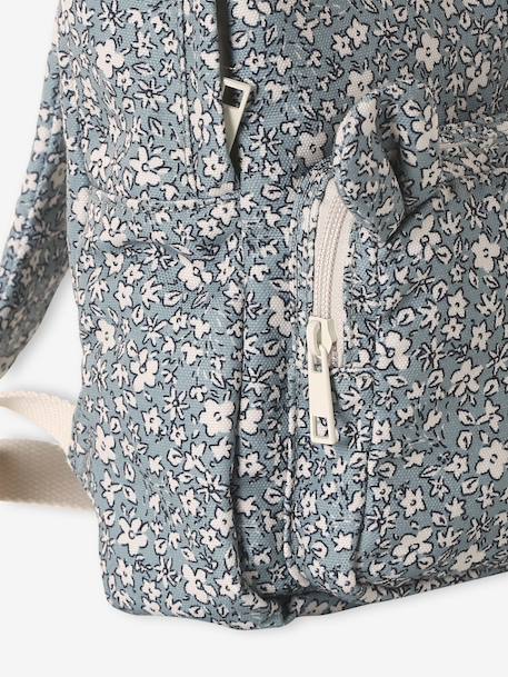 Sac à dos fille maternelle personnalisable animation oreilles ourson lilas poudré+vert sauge 10 - vertbaudet enfant 