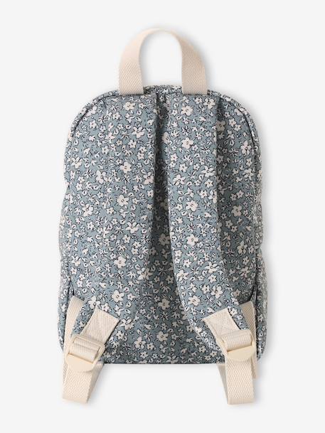 Sac à dos fille maternelle personnalisable animation oreilles ourson lilas poudré+vert sauge 13 - vertbaudet enfant 