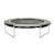 Trampoline ø180cm cassiopée avec filet de protection Gris+Vert 6 - vertbaudet enfant 