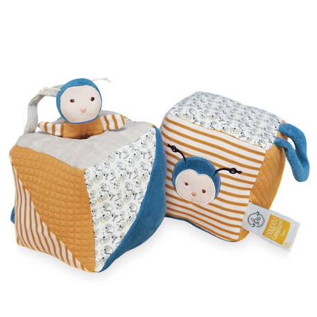 Cube d'activités pollen l'abeille bio Jaune 2 - vertbaudet enfant 