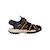 Sandales en cuir à scratch Denim   noir+Denim gris+Marine orange+Marron clair   rust 13 - vertbaudet enfant 