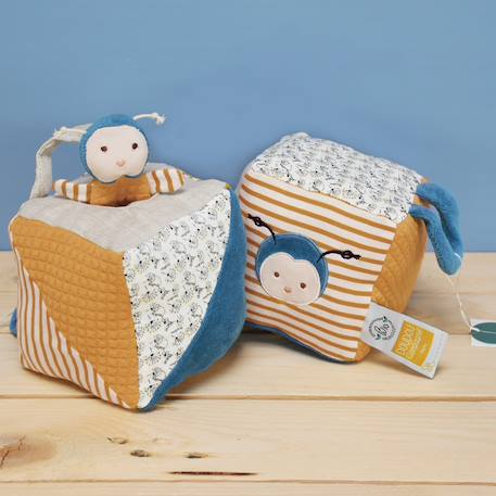 Cube d'activités pollen l'abeille bio Jaune 3 - vertbaudet enfant 
