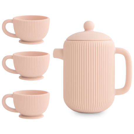 Ensemble de jeu thé en silicone cambridge blue (4 pièces) Beige+Bleu+Rose 11 - vertbaudet enfant 