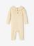 Combinaison naissance en tricot maille fantaisie écru 2 - vertbaudet enfant 