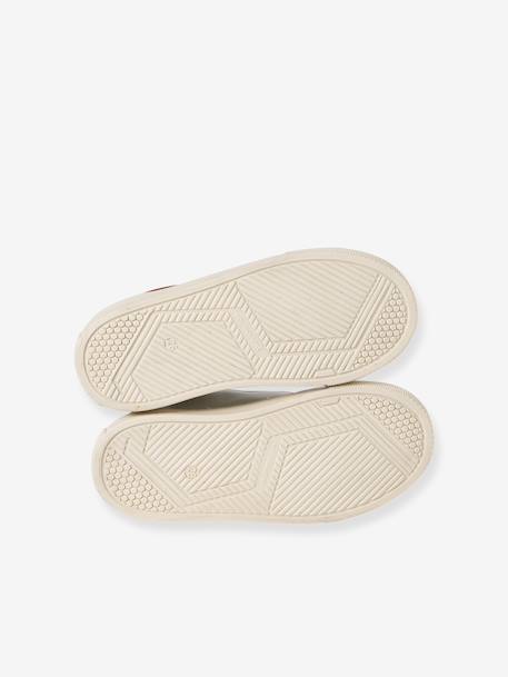 Baskets enfant garçon cuir à scratchs écru+lot blanc+lot bleu 16 - vertbaudet enfant 