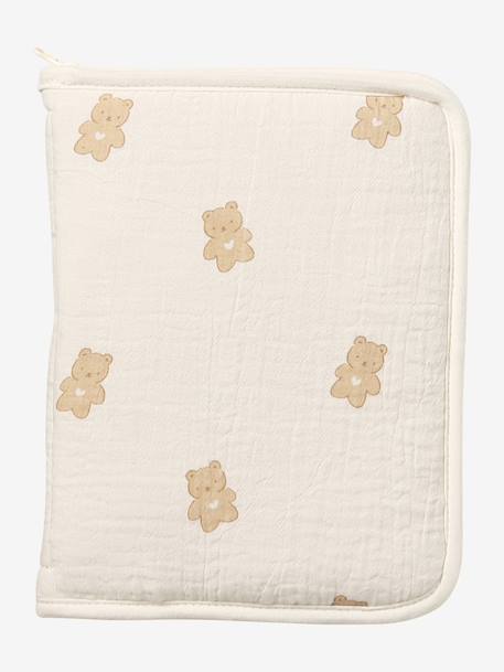 Protège carnet de santé en gaze de coton teddy 2 - vertbaudet enfant 