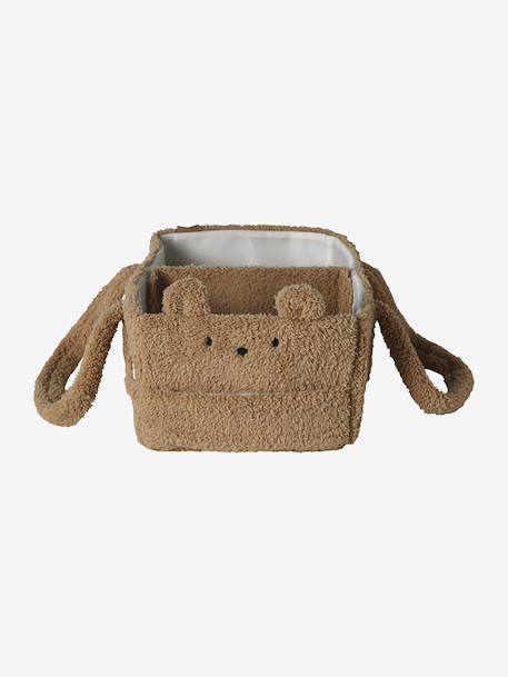 Panier de rangement 2 compartiments beige 3 - vertbaudet enfant 
