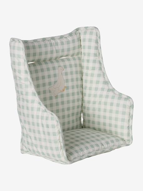 Coussin de chaise haute beige imprimé+écru+ivoire Panda+moutarde+Oies 18 - vertbaudet enfant 