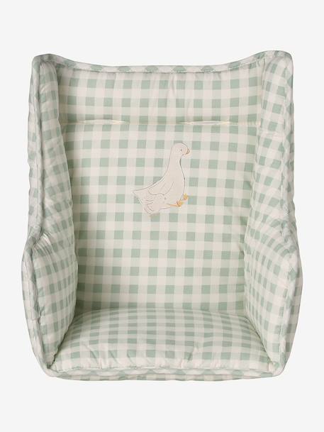Coussin de chaise haute beige imprimé+écru+ivoire Panda+moutarde+Oies 20 - vertbaudet enfant 