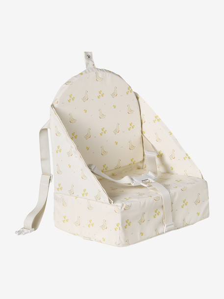 Rehausseur de chaise beige imprimé+Cherry+dans les bois+green forest+gris+Minisaurus+Mon coeur+Oies+rayé blanc 36 - vertbaudet enfant 