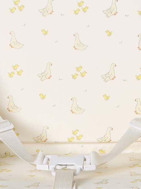 Rehausseur de chaise beige imprimé+Cherry+dans les bois+green forest+gris+Minisaurus+Mon coeur+Oies+rayé blanc 39 - vertbaudet enfant 