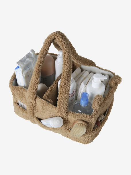 Panier de rangement 2 compartiments beige 6 - vertbaudet enfant 