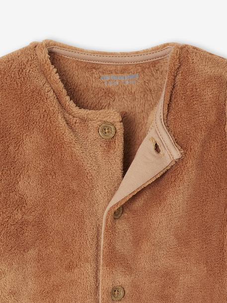 Surpyjama naissance animal ou coeur chocolat+écru 3 - vertbaudet enfant 
