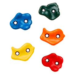 Jouet-Kangui lot de 5 pierres à grimper d'escalade pour structures de jeux - fixations non incluses