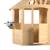 Maisonnette cabane enfant avec cuisine extérieure  bois fsc® Marron - bleu - noir 3 - vertbaudet enfant 