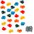 Kangui lot de 25 pierres à grimper d'escalade pour structures de jeux - fixations incluses Multi-couleurs 1 - vertbaudet enfant 