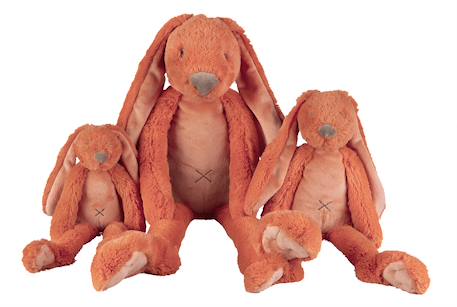 Peluche lapin richie 28 cm Orange 2 - vertbaudet enfant 