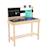 Cuisine d'extérieur pour enfant little chef bois fsc® Marron - bleu - noir 1 - vertbaudet enfant 