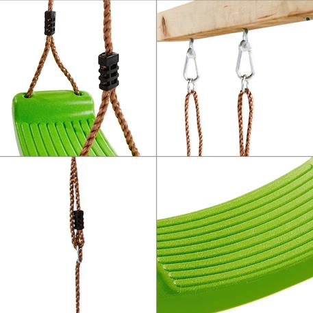 Kangui balançoire en plastique pour aire de jeux - vert Vert 3 - vertbaudet enfant 