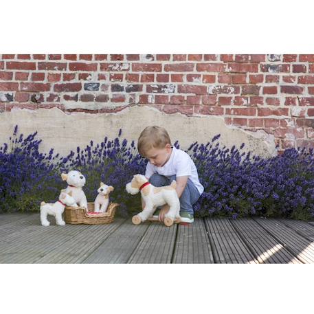 Eliot le chien en peluche Beige 2 - vertbaudet enfant 
