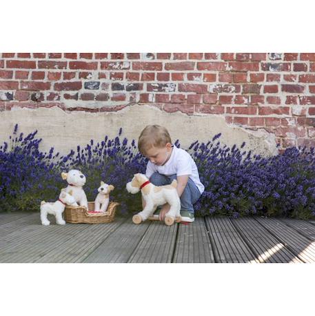 Eliot le chien en peluche Beige 3 - vertbaudet enfant 