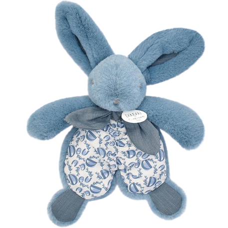 Doudou lapin 18 cm Bleu 1 - vertbaudet enfant 
