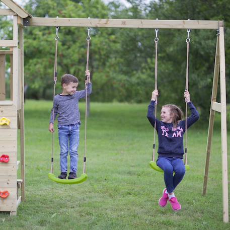Kangui balançoire en plastique pour aire de jeux - vert Vert 2 - vertbaudet enfant 