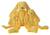 Peluche lapin richie 28 cm Jaune 2 - vertbaudet enfant 