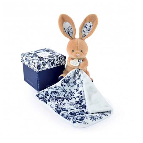 Doudou pantin lapin bleu marine Bleu 1 - vertbaudet enfant 
