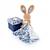 Doudou pantin lapin bleu marine Bleu 1 - vertbaudet enfant 