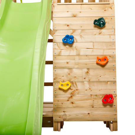 Kangui lot de 15 pierres à grimper d'escalade pour structures de jeux - fixations incluses Multi-couleurs 3 - vertbaudet enfant 