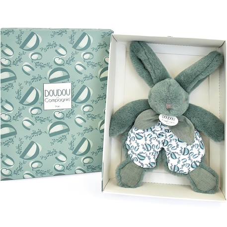 Doudou lapin 18 cm Vert 2 - vertbaudet enfant 