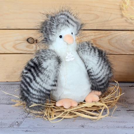 Peluche poule poulette 20 cm Blanc 2 - vertbaudet enfant 